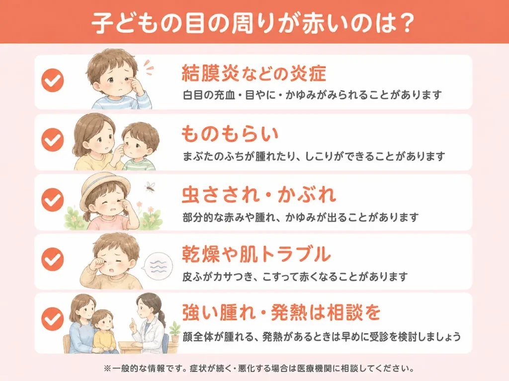 子どもの目の周りが赤くなる主な原因5つ_画像v2
