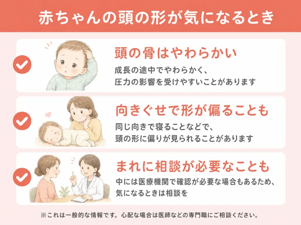 赤ちゃんの頭の形がゆがむ主な原因v2