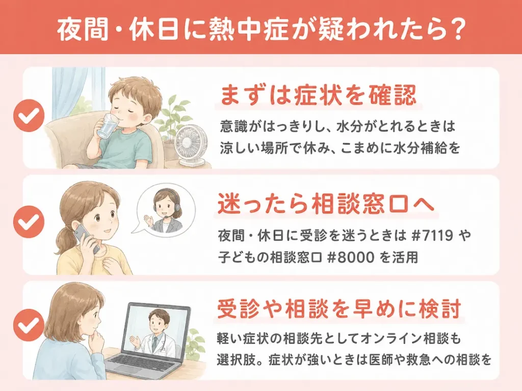 夜間・休日に熱中症が疑われたときの相談先v2