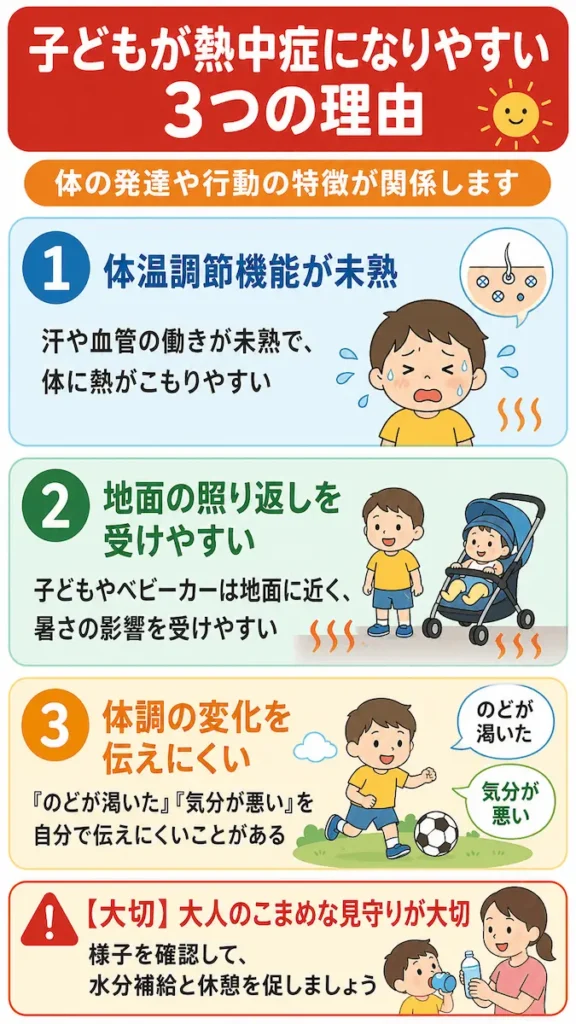 子どもが熱中症になりやすい3つの理由v2