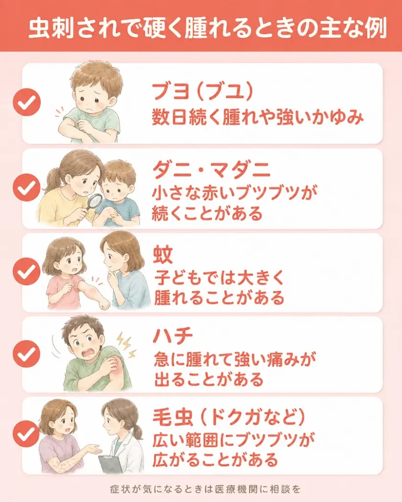 虫刺されが硬く腫れる主な5つの原因v2